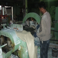 Rice rubber polisher