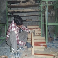 Rice rubber polisher